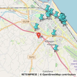 Mappa Via dell'Alce, 47923 Rimini RN, Italia (2.782)