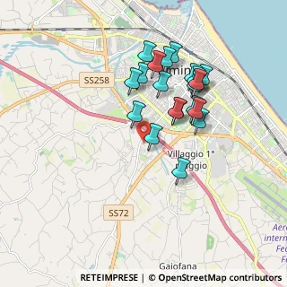 Mappa Via dell'Alce, 47923 Rimini RN, Italia (1.66)