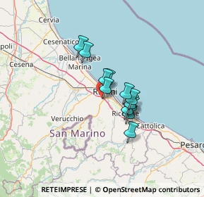Mappa Via dell'Alce, 47923 Rimini RN, Italia (8.7375)
