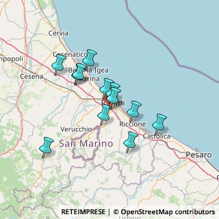 Mappa Via dello Stambecco, 47923 Rimini RN, Italia (11.66)