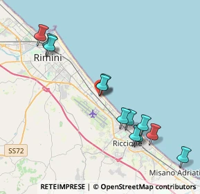 Mappa Viale Francesco de Pinedo, 47924 Rimini RN, Italia (4.31)