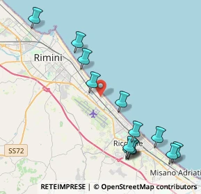 Mappa Viale Francesco de Pinedo, 47924 Rimini RN, Italia (4.95462)