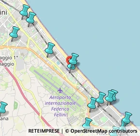 Mappa Viale Francesco de Pinedo, 47924 Rimini RN, Italia (3.13)