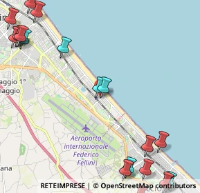 Mappa Viale Francesco de Pinedo, 47924 Rimini RN, Italia (3.4945)