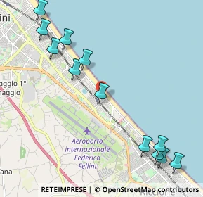 Mappa Viale Francesco de Pinedo, 47924 Rimini RN, Italia (2.6675)