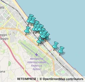 Mappa Viale Francesco de Pinedo, 47924 Rimini RN, Italia (0.9785)