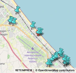 Mappa Viale Francesco de Pinedo, 47924 Rimini RN, Italia (2.994)