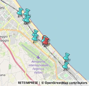 Mappa Viale Francesco de Pinedo, 47924 Rimini RN, Italia (1.77182)