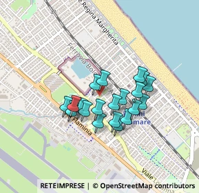 Mappa Viale Dublino, 47924 Rimini RN, Italia (0.3335)