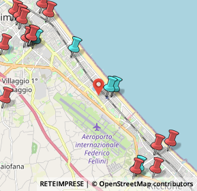 Mappa Viale Dublino, 47924 Rimini RN, Italia (3.345)