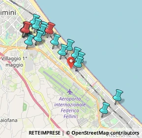 Mappa Viale Dublino, 47924 Rimini RN, Italia (2.1805)