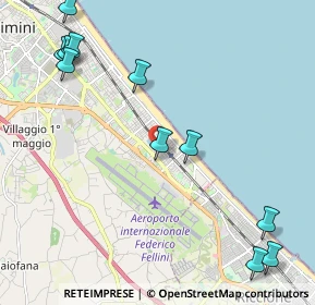 Mappa Viale Dublino, 47924 Rimini RN, Italia (2.79182)
