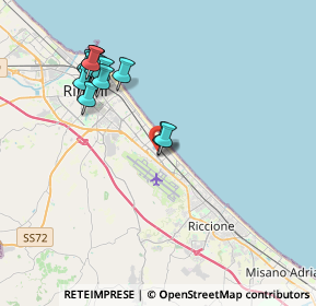 Mappa Viale Dublino, 47924 Rimini RN, Italia (3.98)