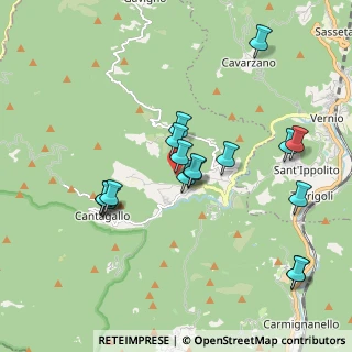 Mappa Via del Rotone, 59025 Cantagallo PO, Italia (1.91176)