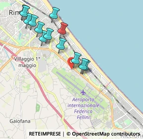 Mappa Via Carlo Mengarelli, 47924 Rimini RN, Italia (2.15923)