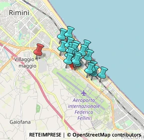 Mappa Via Francesco Frioli, 47924 Rimini RN, Italia (0.896)
