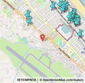 Mappa Via Francesco Frioli, 47924 Rimini RN, Italia (0.8035)