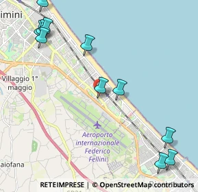 Mappa Viale Vienna, 47924 Rimini RN, Italia (2.80091)