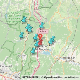 Mappa Aglio Est, 50031 Barberino di Mugello FI, Italia (5.80091)