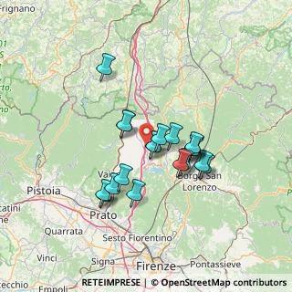 Mappa Aglio Est, 50031 Barberino di Mugello FI, Italia (11.2795)