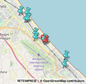 Mappa Rimini Miramare, 47924 Rimini RN, Italia (1.71273)