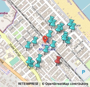 Mappa Rimini Miramare, 47924 Rimini RN, Italia (0.22)