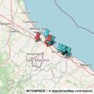 Mappa Via della Fontanina, 47923 Rimini RN, Italia (8.47882)