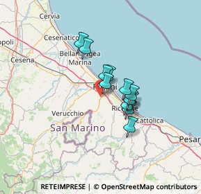 Mappa Via della Fontanina, 47923 Rimini RN, Italia (8.97833)