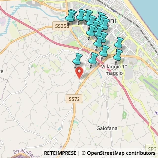 Mappa Via della Fontanina, 47923 Rimini RN, Italia (2.407)