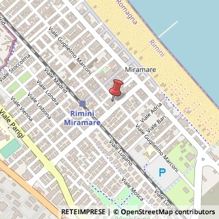 Mappa Viale Guglielmo Marconi, 85, 47924 Rimini, Rimini (Emilia Romagna)