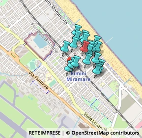 Mappa Viale Oliveti, 47924 Rimini RN, Italia (0.2785)