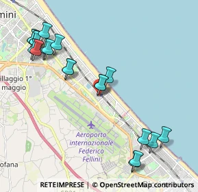 Mappa Viale Oliveti, 47924 Rimini RN, Italia (2.4415)