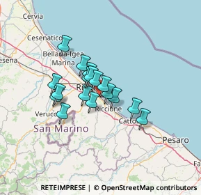 Mappa Viale Oliveti, 47924 Rimini RN, Italia (9.23882)