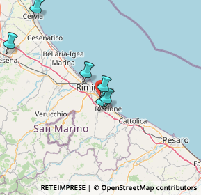 Mappa Viale Oliveti, 47924 Rimini RN, Italia (34.305)