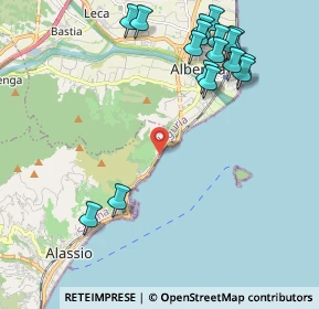 Mappa SS 1, 17021 Alassio SV (2.54824)