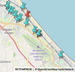 Mappa Viale Stoccolma, 47924 Rimini RN, Italia (2.54)