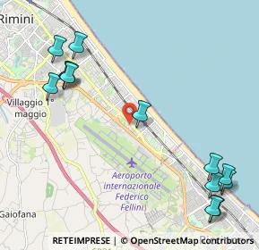 Mappa Viale Stoccolma, 47924 Rimini RN, Italia (2.81154)