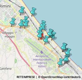 Mappa Viale Stoccolma, 47924 Rimini RN, Italia (1.9065)