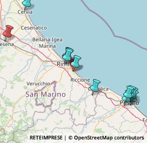 Mappa Viale Stoccolma, 47924 Rimini RN, Italia (19.165)