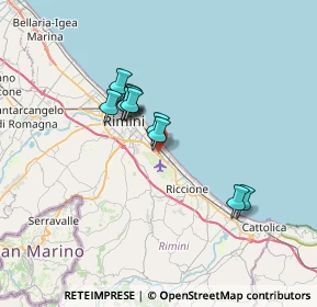 Mappa Viale Stoccolma, 47924 Rimini RN, Italia (5.31636)