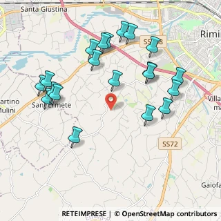 Mappa Via Carpi, 47923 Rimini RN, Italia (2.227)