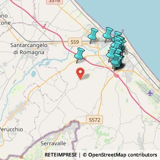 Mappa Via Carpi, 47923 Rimini RN, Italia (4.277)