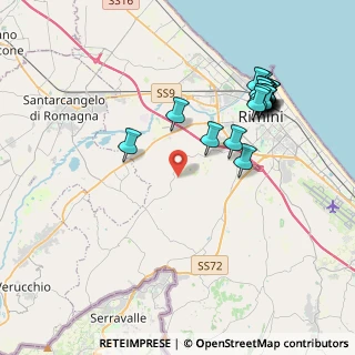 Mappa Via Carpi, 47923 Rimini RN, Italia (4.4005)