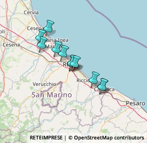 Mappa Via Tanaro, 47924 Rimini RN, Italia (10.60455)