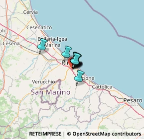 Mappa Via Tanaro, 47924 Rimini RN, Italia (3.02636)