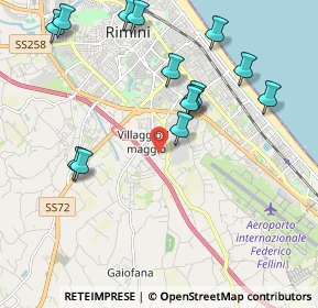 Mappa Via Tanaro, 47924 Rimini RN, Italia (2.28857)