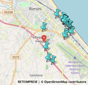 Mappa Via Tanaro, 47924 Rimini RN, Italia (2.143)