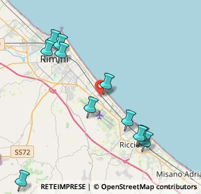 Mappa Viale Oslo, 47924 Rimini RN, Italia (4.60273)