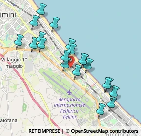 Mappa Viale Oslo, 47924 Rimini RN, Italia (1.884)