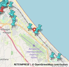 Mappa Viale Oslo, 47924 Rimini RN, Italia (3.607)